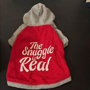 Cozy Red and Gray Kids Hoodie